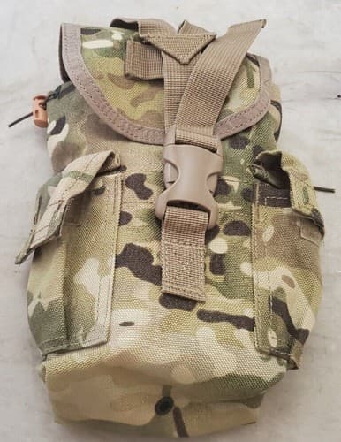 Original Vintage Used USMC Army Military Canteen Pouch - Thumbnail 5