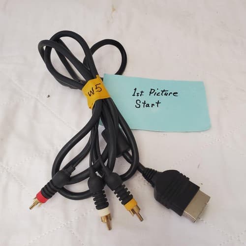 Multi Console/Platform Nintendo Wii PlayStation Xbox Component HD Video Cable W5 - Image 1