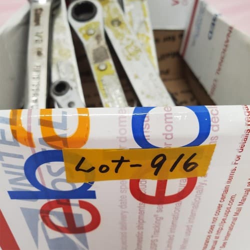 Lot of 11 Assorted Ratcheting Box End Wrench Set LOT-916 - Thumbnail 4