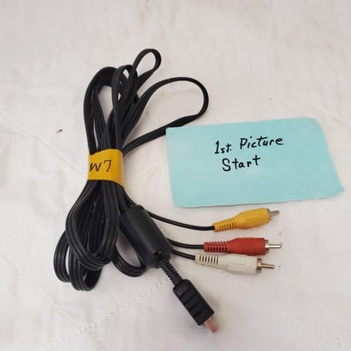 Sony PlayStation Component HD Video Cable Cord W7 - Image 1