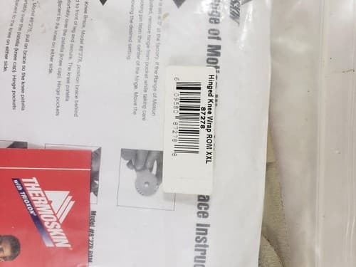 ThermoSkin Range of Motion Hinged Knee Wrap Brace Size 2XL - Thumbnail 2