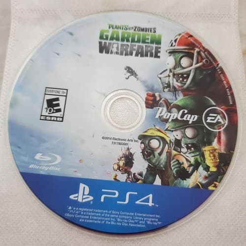 Plants Vs Zombies Garden Warfare PS4 Playstation 4 Video Game Disc Only - Image 1