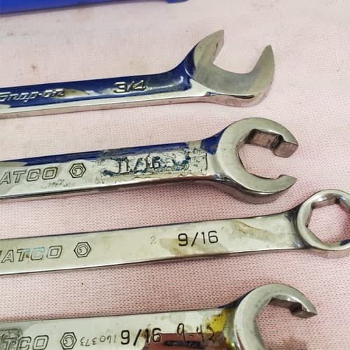 Lot of 8 Assorted Open-End Combination Wrench Set LOT-173 - Thumbnail 10