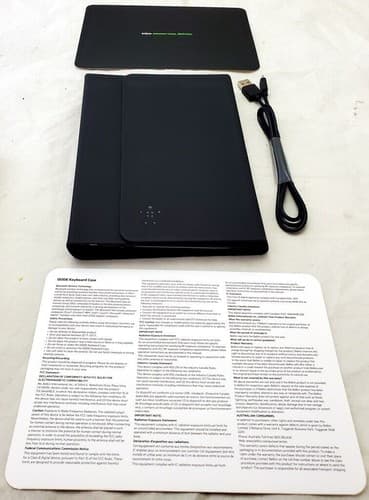 Belkin QODE Keyboard with Case for Kindle Fire HD and HDX 7" (New) in Black - Image 1