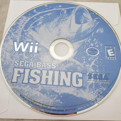 Sega Bass Fishing Nintendo Wii Video Game Disc Only - Image 1