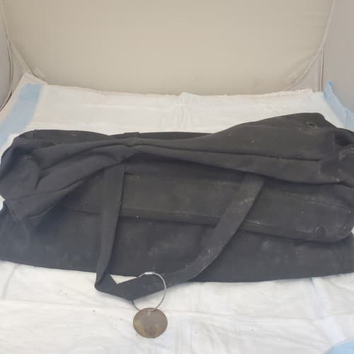 Large Shoulder Strap Pockets Zipper Tool Bag - Black - Thumbnail 2