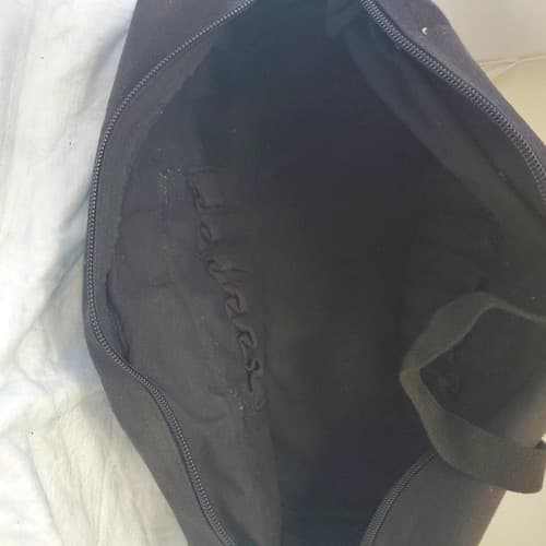 Large Shoulder Strap Pockets Zipper Tool Bag - Black - Thumbnail 8