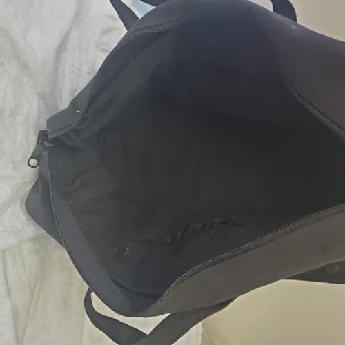 Large Shoulder Strap Pockets Zipper Tool Bag - Black - Thumbnail 9