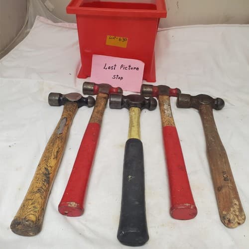Lot of 6 Assorted Ball Peen Hammer Set LOT-630 - Thumbnail 6