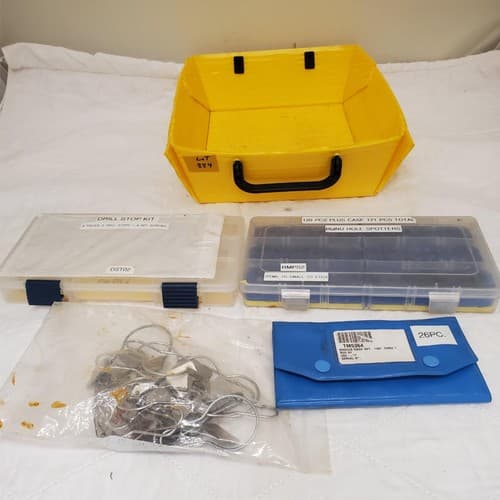 Lot of Machinist Radius Gage Set Pin Protrusion Gauge & Drill Stop Kit LOT-884 - Image 1