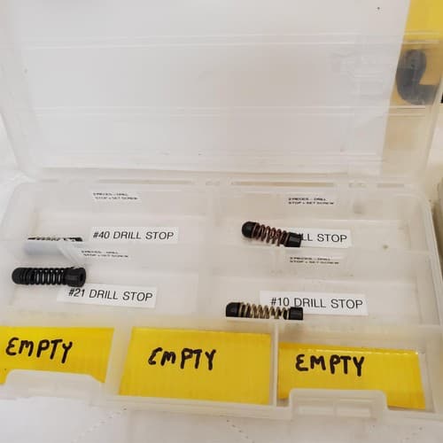 Lot of Machinist Radius Gage Set Pin Protrusion Gauge & Drill Stop Kit LOT-884 - Thumbnail 5