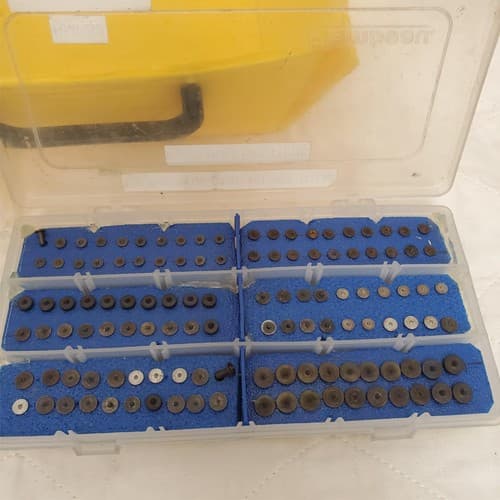 Lot of Machinist Radius Gage Set Pin Protrusion Gauge & Drill Stop Kit LOT-884 - Thumbnail 7