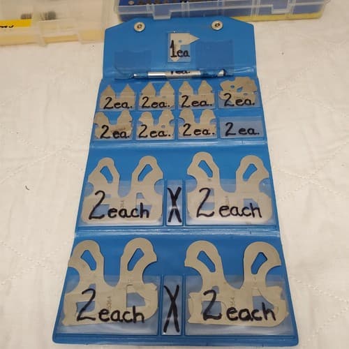 Lot of Machinist Radius Gage Set Pin Protrusion Gauge & Drill Stop Kit LOT-884 - Thumbnail 9