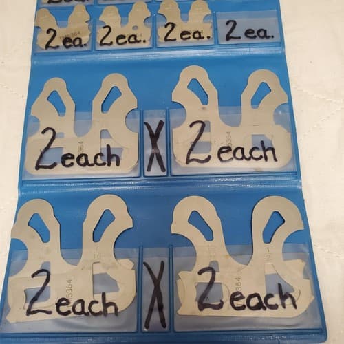 Lot of Machinist Radius Gage Set Pin Protrusion Gauge & Drill Stop Kit LOT-884 - Thumbnail 11