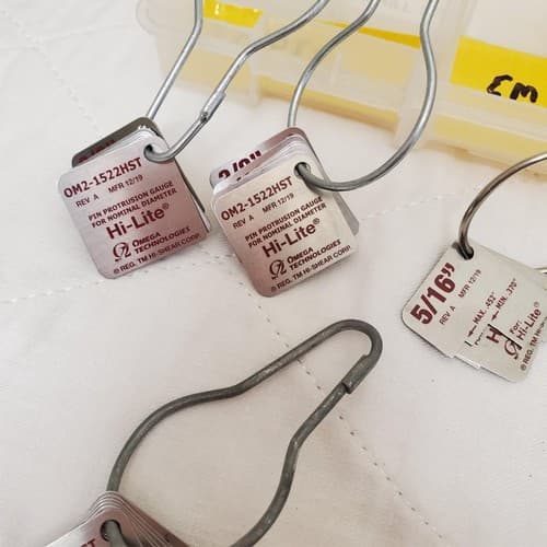 Lot of Machinist Radius Gage Set Pin Protrusion Gauge & Drill Stop Kit LOT-884 - Thumbnail 13