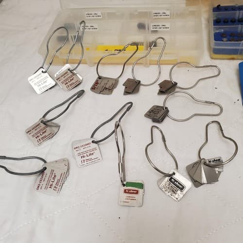 Lot of Machinist Radius Gage Set Pin Protrusion Gauge & Drill Stop Kit LOT-884 - Thumbnail 12