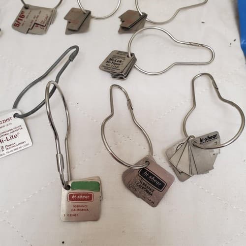 Lot of Machinist Radius Gage Set Pin Protrusion Gauge & Drill Stop Kit LOT-884 - Thumbnail 15