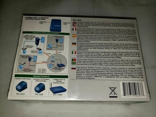 Trendnet Powerline TPL-110AP Wireless Powerline Access Point - Thumbnail 2