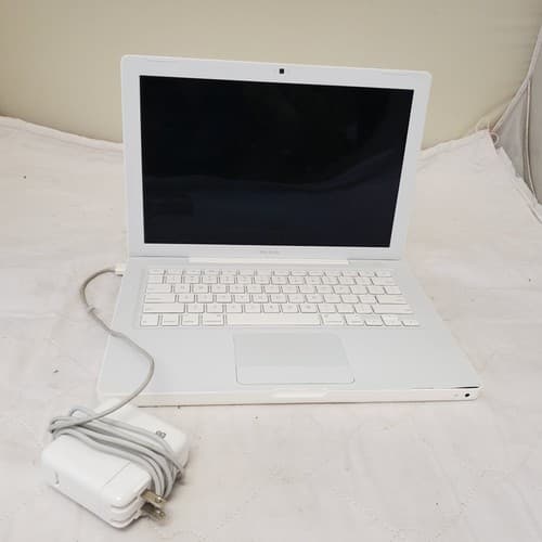 Vintage Apple Macbook Laptop Model A1181 White Bundle - Thumbnail 4