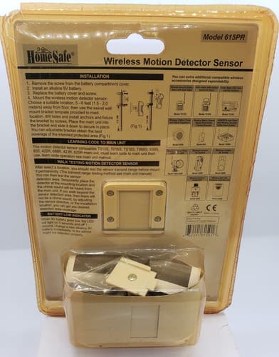 HomeSafe Wireless Home Security Indoor Motion Sensor - 615PR - Thumbnail 2
