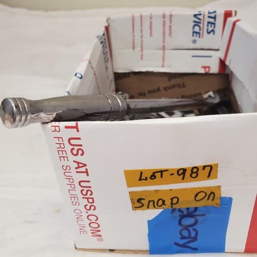 Lot of 19 Assorted Snap on Crowsfoot Wrench Chrome Socket Extension set LOT-987 - Thumbnail 3