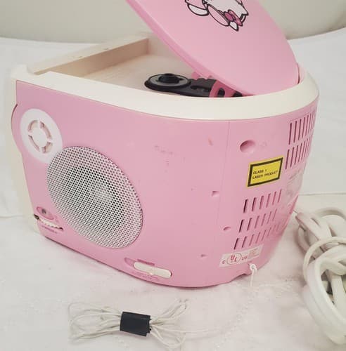 Hello Kitty KT2053 AM/FM Stereo CD Dual Alarm Clock Radio - Thumbnail 7