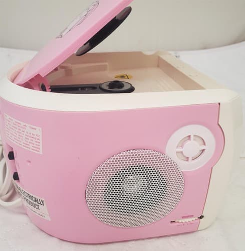 Hello Kitty KT2053 AM/FM Stereo CD Dual Alarm Clock Radio - Thumbnail 5