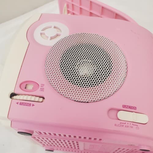 Hello Kitty KT2053 AM/FM Stereo CD Dual Alarm Clock Radio - Thumbnail 9