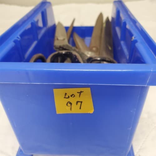 Lot of 7 Assorted Handle Pinking Scissors LOT-97 - Thumbnail 3