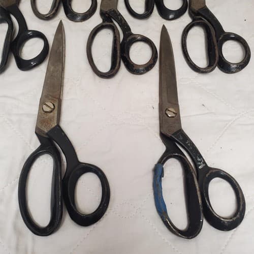 Lot of 7 Assorted Handle Pinking Scissors LOT-97 - Thumbnail 8