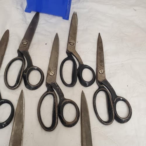 Lot of 7 Assorted Handle Pinking Scissors LOT-97 - Thumbnail 7