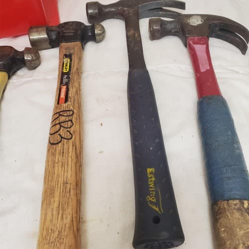 Lot of 5 Assorted Ball Peen & Claw Hammers LOT-621 - Thumbnail 6