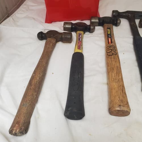 Lot of 5 Assorted Ball Peen & Claw Hammers LOT-621 - Thumbnail 8