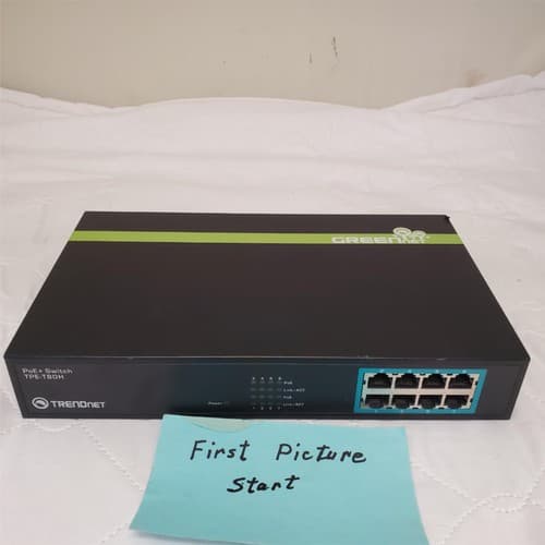 Trendnet TPE-T80H 8-Port 10/100Mbps Greennet PoE+ Switch - Image 1