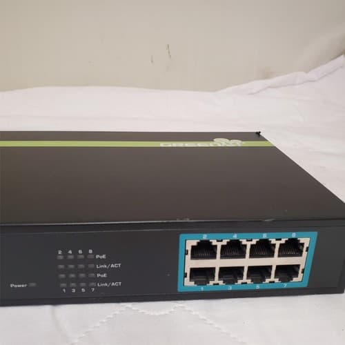 Trendnet TPE-T80H 8-Port 10/100Mbps Greennet PoE+ Switch - Thumbnail 3