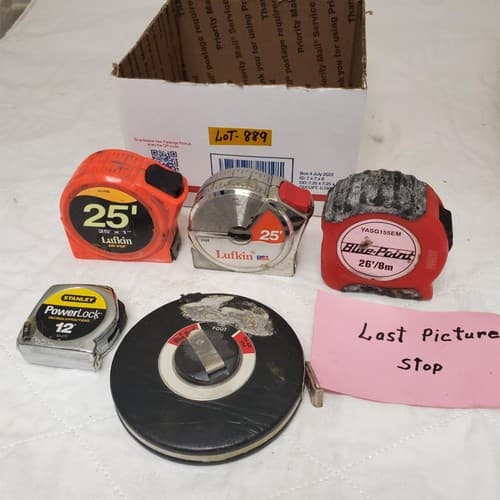 Lot of 5 Assorted Measuring Tapes LOT-889 - Thumbnail 9