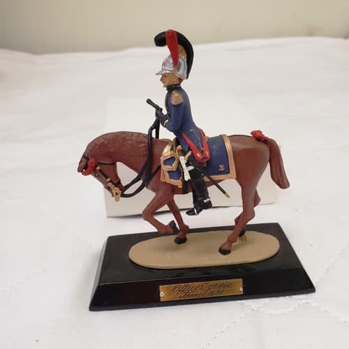 Officer Genie France 1810 Guards on Horseback Toy Soldier - Image 1