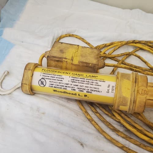 Fluorescent Hand Lamp Fluorescent Light - Yellow - Thumbnail 4