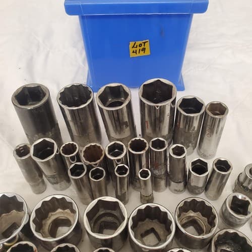 Lot of 69 Assorted Sockets Chrome LOT-482 - Thumbnail 6