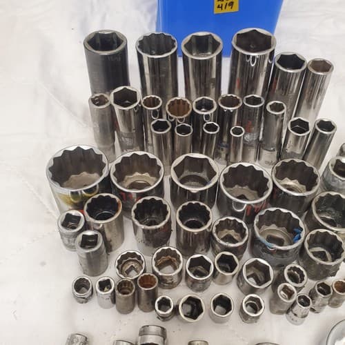 Lot of 69 Assorted Sockets Chrome LOT-482 - Thumbnail 7