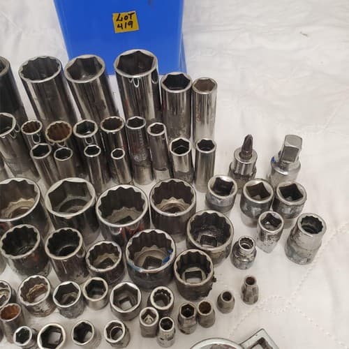 Lot of 69 Assorted Sockets Chrome LOT-482 - Thumbnail 8