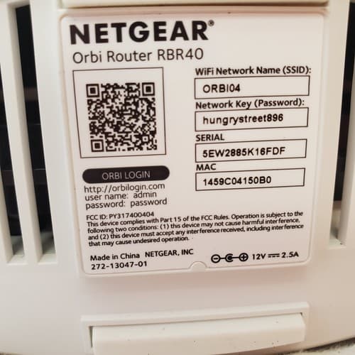 Netgear Orbi RBR40 AC2200 Router Whole Home Tri-band WiFi #4 - Thumbnail 5