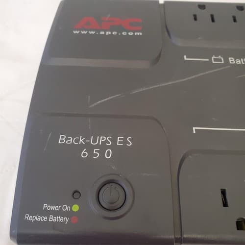 APC Back Up UPS ES 650 120V BE650R Surge Protected #11 (NO BATTERY INCLUDED) - Thumbnail 4
