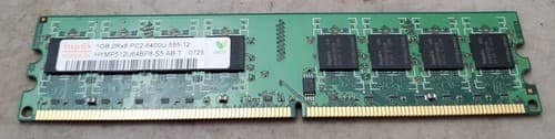One Hynix 1GB 2Rx8 PC2-6400U-555-12 Korea 05 HYMP512U64BP8-S5- AB-T - Image 1
