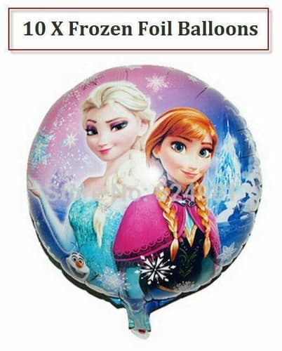 10X Disney Frozen Elsa Foil Birthday Balloons Party Anna Wedding Decoration Lot - Thumbnail 2