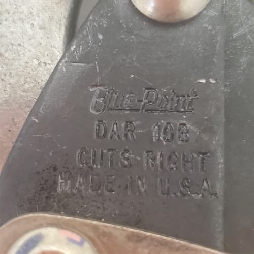 Lot of 4 BluePoint DAR Cuts Right Tin Snips Aviation Sheet Metal Cutters LOT-364 - Thumbnail 5