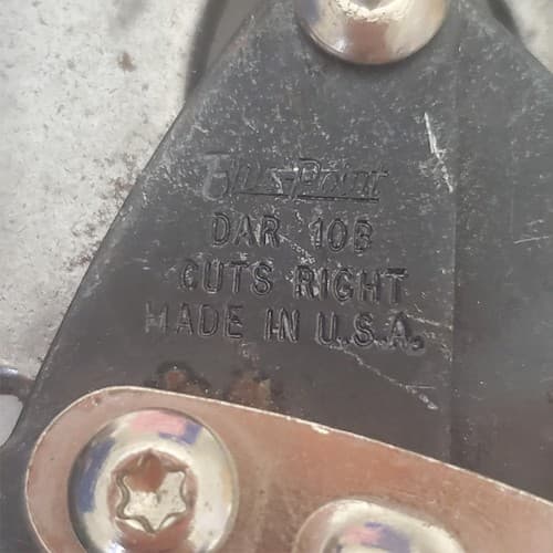 Lot of 4 BluePoint DAR Cuts Right Tin Snips Aviation Sheet Metal Cutters LOT-364 - Thumbnail 6