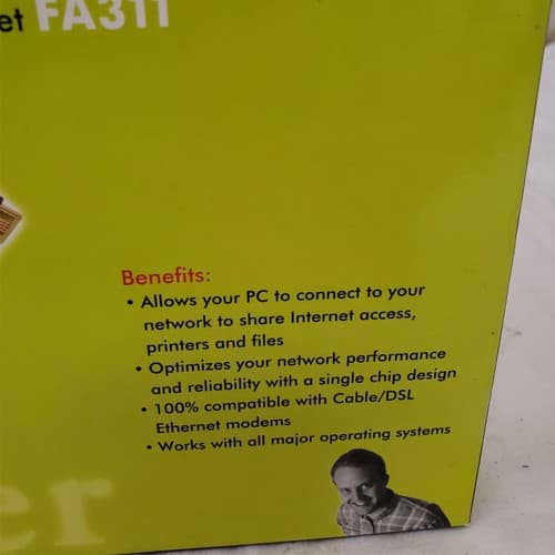 Netgear PCI Adapater FA311 (32 Bit) 10/100 Mbps Fast Ethernet - Thumbnail 4