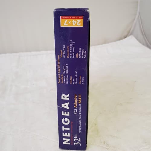 Netgear PCI Adapater FA311 (32 Bit) 10/100 Mbps Fast Ethernet - Thumbnail 6