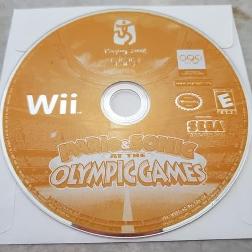 Mario & Sonic at the Olympic Games Nintendo Wii Game Disc Only - Image 1